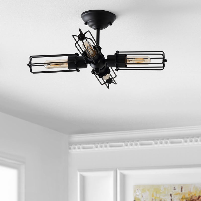 Chase 20" Metal LED Flush Mount - JONATHAN Y