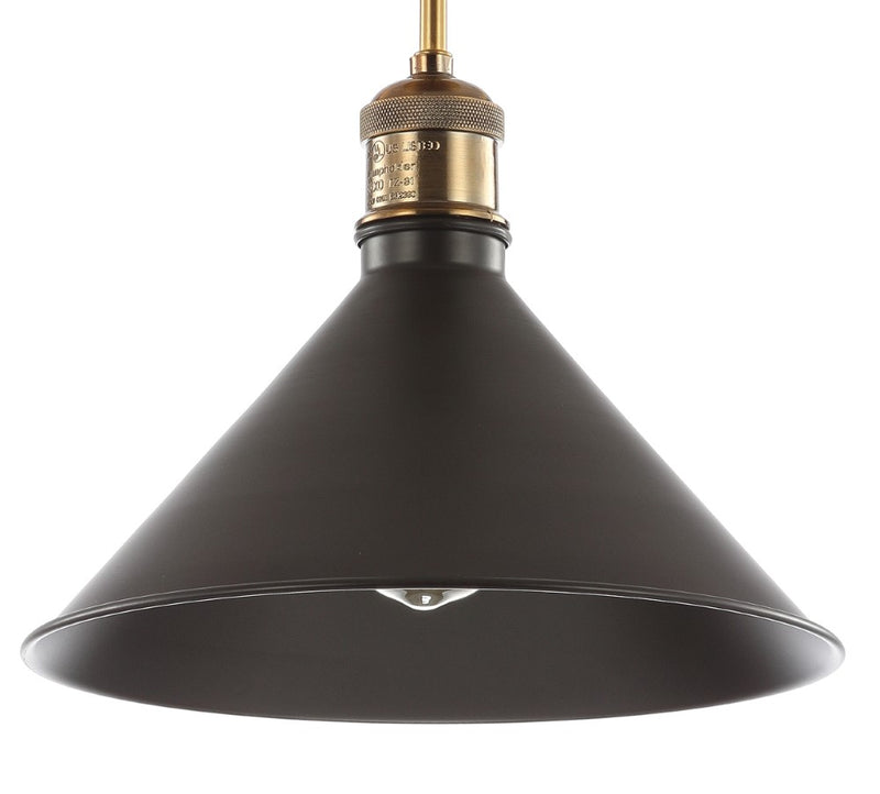Nick 11" Metal LED Semi Flush Mount - JONATHAN Y