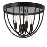 Peter 13.75" Metal LED Flush Mount - JONATHAN Y