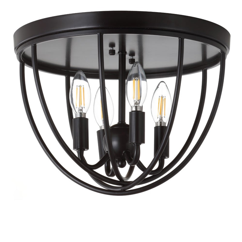 Peter 13.75" Metal LED Flush Mount - JONATHAN Y