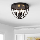 Peter 13.75" Metal LED Flush Mount - JONATHAN Y