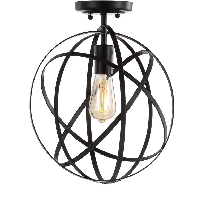Alma 13" Metal LED Flush Mount - JONATHAN Y