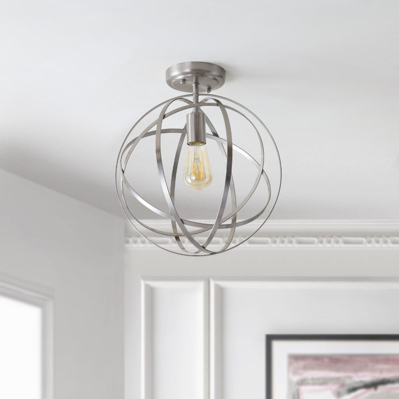 Alma 13" Metal LED Flush Mount - JONATHAN Y