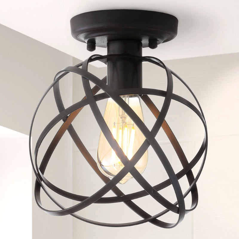 Alma 13" Metal LED Flush Mount - JONATHAN Y