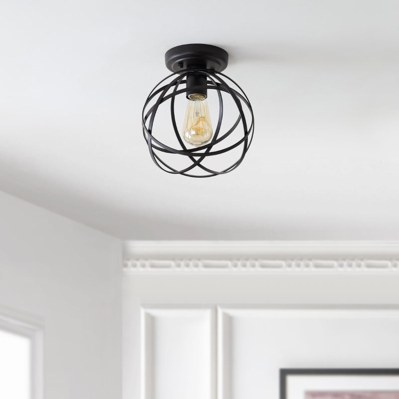 Alma 13" Metal LED Flush Mount - JONATHAN Y