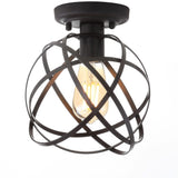 Alma 13" Metal LED Flush Mount - JONATHAN Y