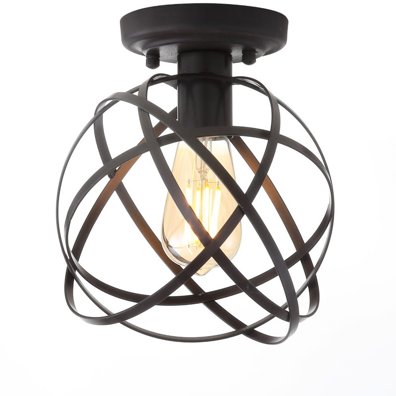 Alma 13" Metal LED Flush Mount - JONATHAN Y