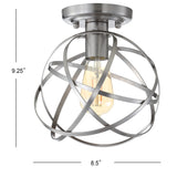 Alma 13" Metal LED Flush Mount