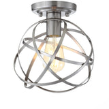 Alma 13" Metal LED Flush Mount - JONATHAN Y