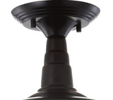 Gabe 10.2" Metal LED Semi Flush Mount - JONATHAN Y