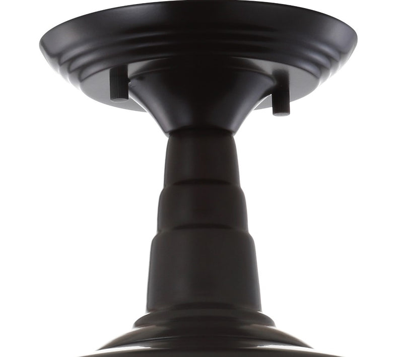 Gabe 10.2" Metal LED Semi Flush Mount - JONATHAN Y