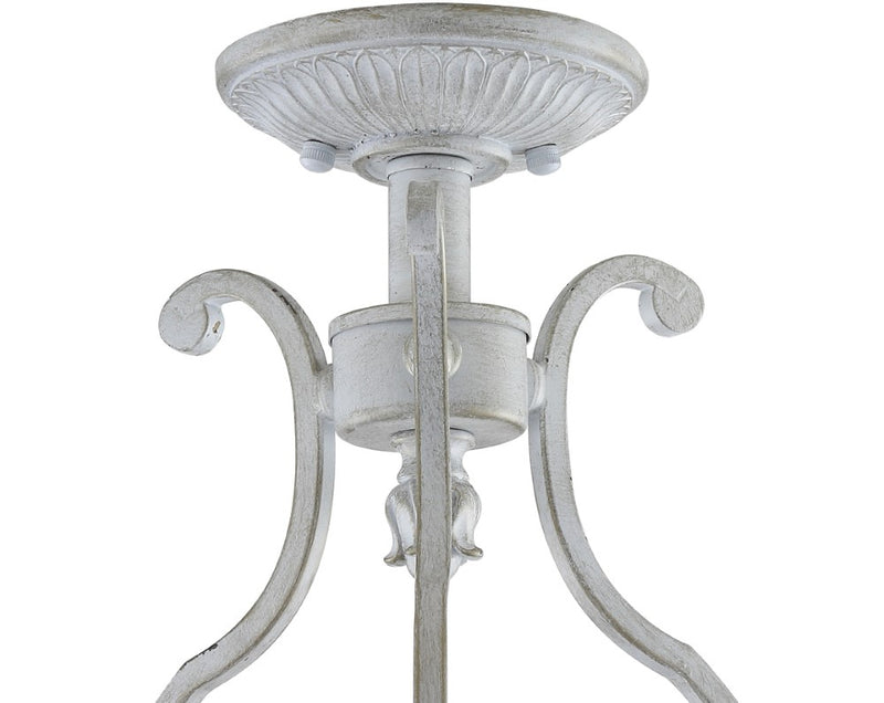 Austen 12.2" Metal LED Semi Flush Mount - JONATHAN Y