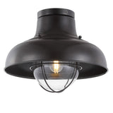 Cameron 13" Metal LED Semi Flush Mount - JONATHAN Y