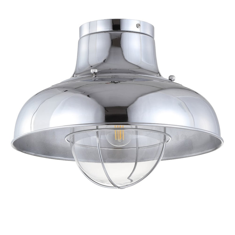 Cameron 13" Metal LED Semi Flush Mount - JONATHAN Y