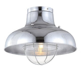 Cameron 13" Metal LED Semi Flush Mount - JONATHAN Y