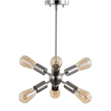 Jobs 17.5" Sputnik Metal LED Chandelier - JONATHAN Y
