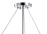 Sheila 24" Marble/Metal LED Chandelier - JONATHAN Y