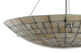 Sheila 24" Marble/Metal LED Chandelier - JONATHAN Y