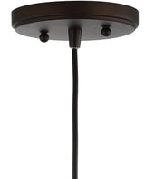 Bleecker 7.75" Metal/Glass Globe LED Pendant