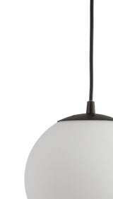 Bleecker 7.75" Metal/Glass Globe LED Pendant