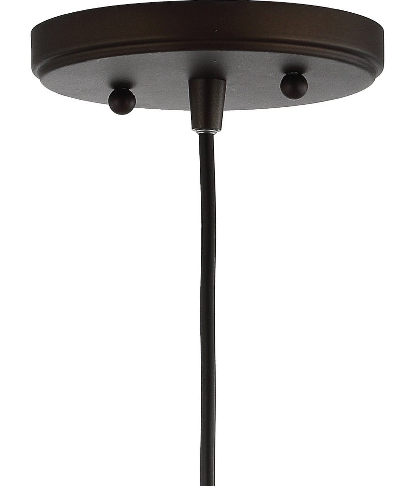Bleecker 7.75" Metal/Glass Globe LED Pendant