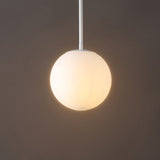Bleecker 7.75" Metal/Glass Globe LED Pendant
