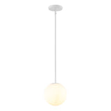 Bleecker 7.75" Metal/Glass Globe LED Pendant