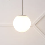 Bleecker 7.75" Metal/Glass Globe LED Pendant
