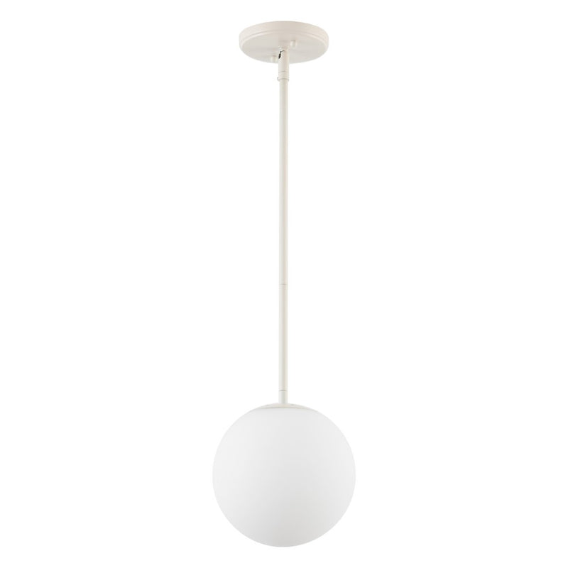 Bleecker 7.75" Metal/Glass Globe LED Pendant