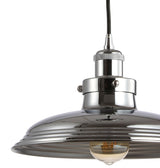Bedford 11" Adjustable Iron Industrial Rustic LED Pendant - JONATHAN Y