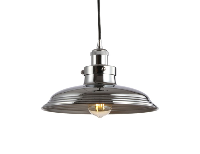 Bedford 11" Adjustable Iron Industrial Rustic LED Pendant - JONATHAN Y