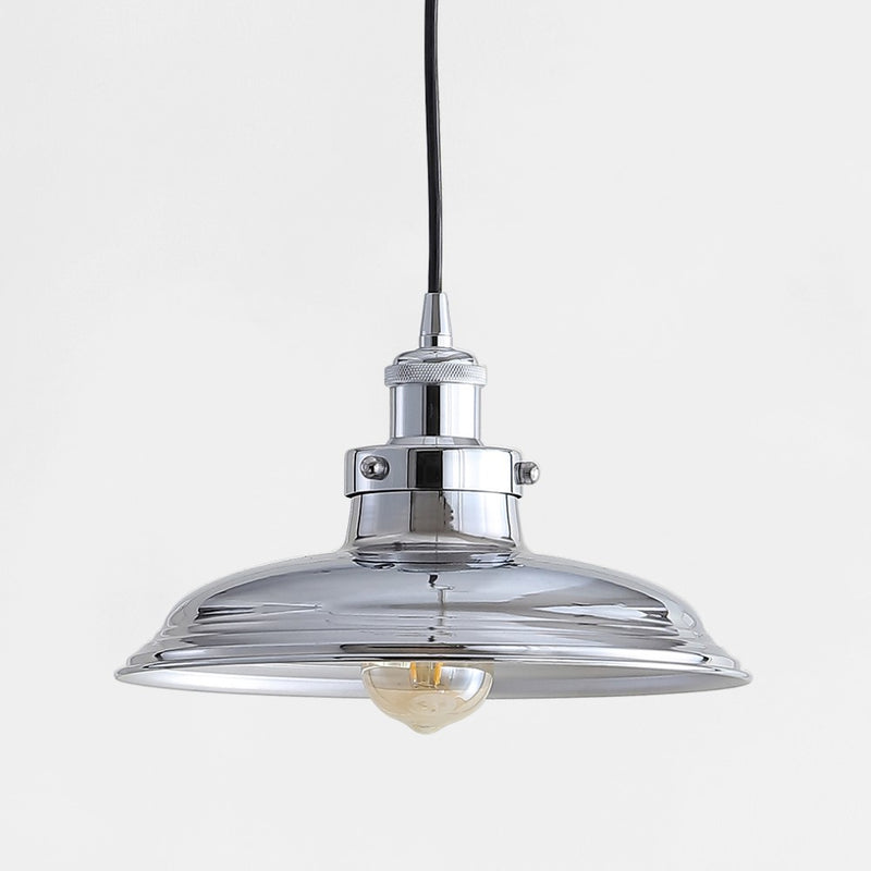 Bedford 11" Adjustable Iron Industrial Rustic LED Pendant - JONATHAN Y
