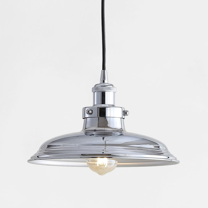 Bedford 11" Adjustable Iron Industrial Rustic LED Pendant - JONATHAN Y