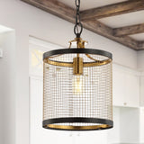 Elena 10" Lantern Metal LED Pendant - JONATHAN Y