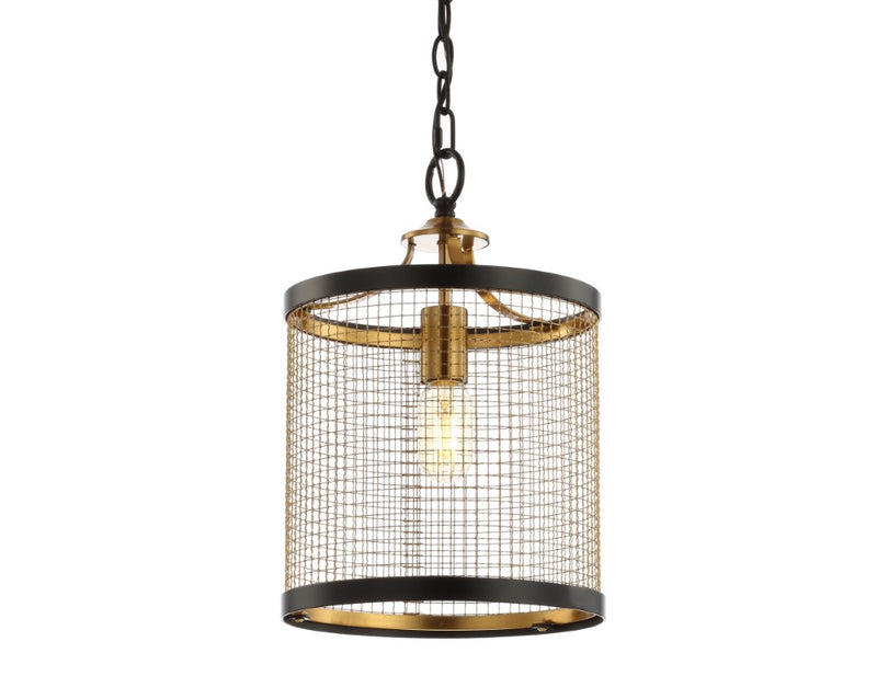 Elena 10" Lantern Metal LED Pendant - JONATHAN Y