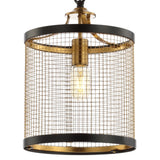 Elena 10" Lantern Metal LED Pendant - JONATHAN Y
