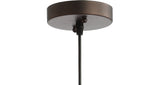 Farmhouse 14.25" Adjustable Industrial Metal LED Pendant - JONATHAN Y