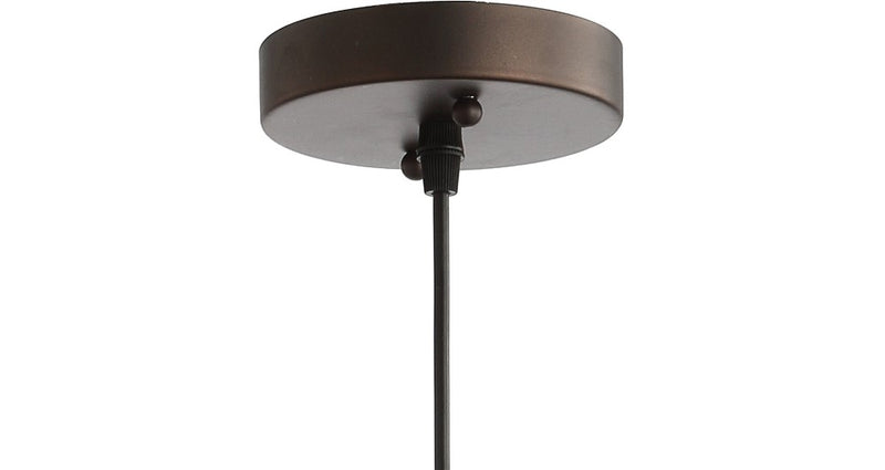 Farmhouse 14.25" Adjustable Industrial Metal LED Pendant - JONATHAN Y