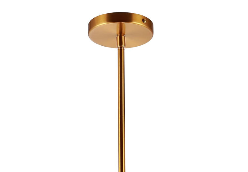 Homer Modern Industrial Iron LED Dome Pendant