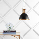 Homer Modern Industrial Iron LED Dome Pendant