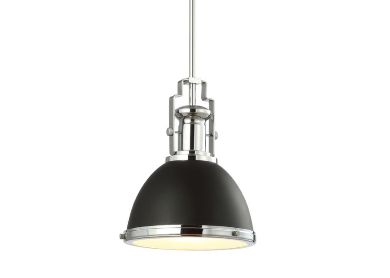 Homer Modern Industrial Iron LED Dome Pendant