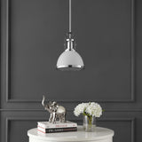 Homer Modern Industrial Iron LED Dome Pendant