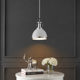 Homer Modern Industrial Iron LED Dome Pendant