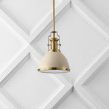 Homer Modern Industrial Iron LED Dome Pendant