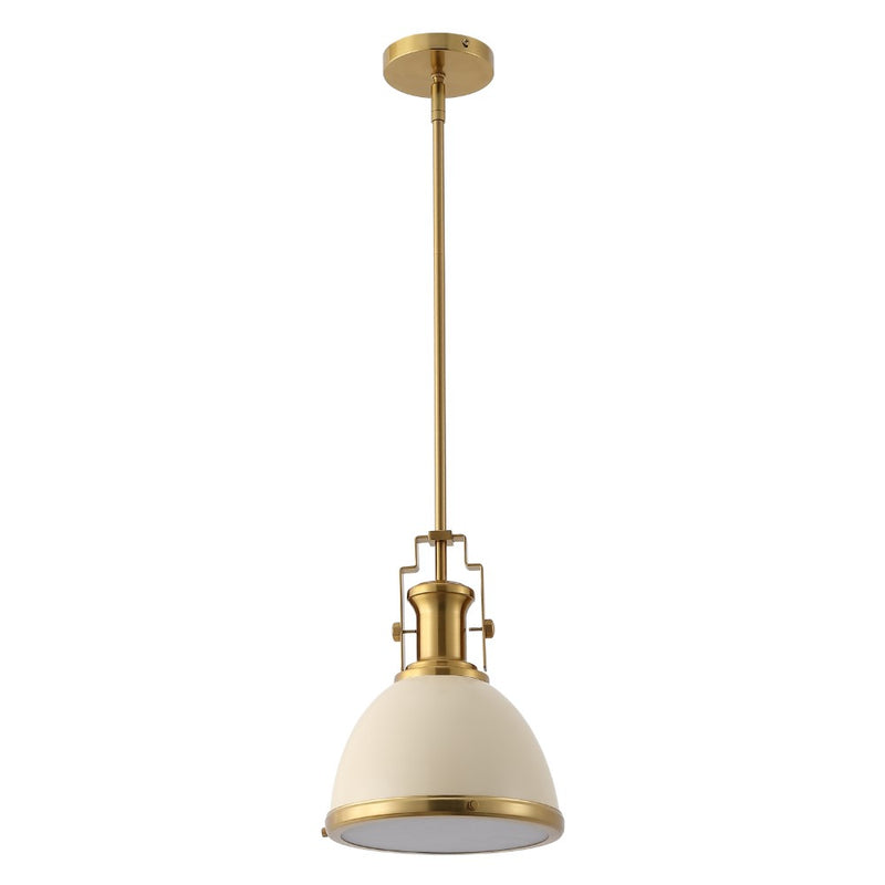 Homer Modern Industrial Iron LED Dome Pendant