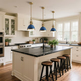 Homer Modern Industrial Iron LED Dome Pendant