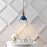 Homer Modern Industrial Iron LED Dome Pendant
