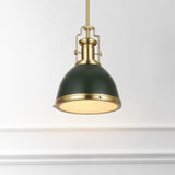 Homer Modern Industrial Iron LED Dome Pendant