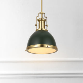 Homer Modern Industrial Iron LED Dome Pendant