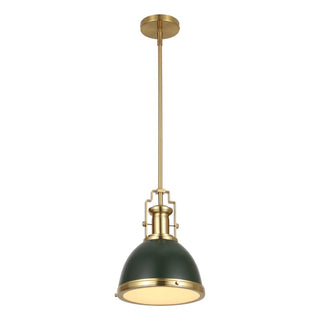 Homer Modern Industrial Iron LED Dome Pendant